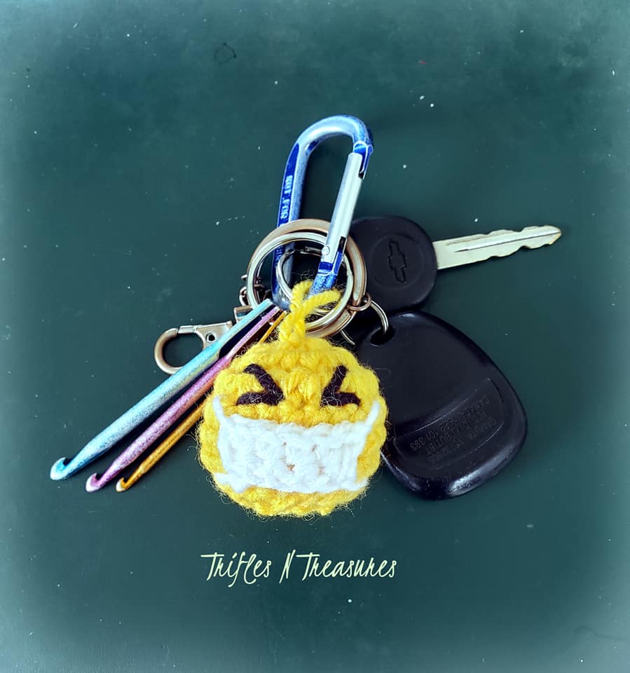 Mask Up! Keychain~FREE~TriflesNTreasures
